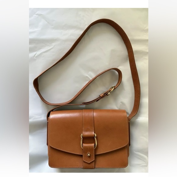 &Other Stories Brown Shell Leather Bag - Picture 2 of 12